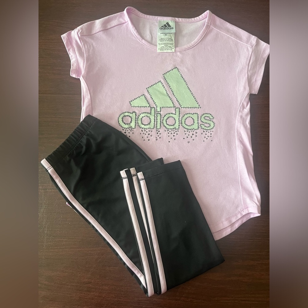 Girls 2pc ADIDAS Set